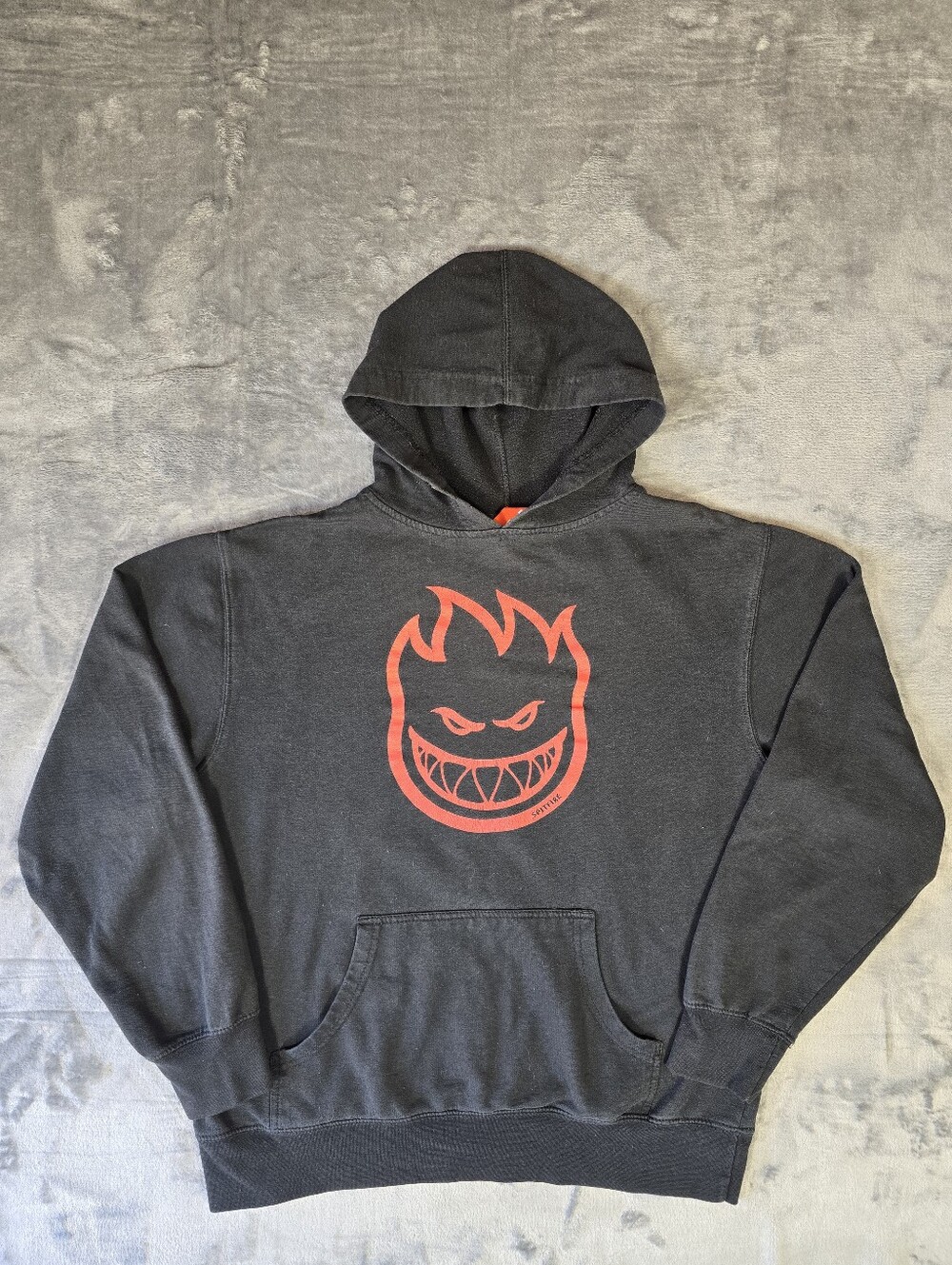 Vintage Y2K Spirtfire Hoodie Sizr Medium Black Skateboard
